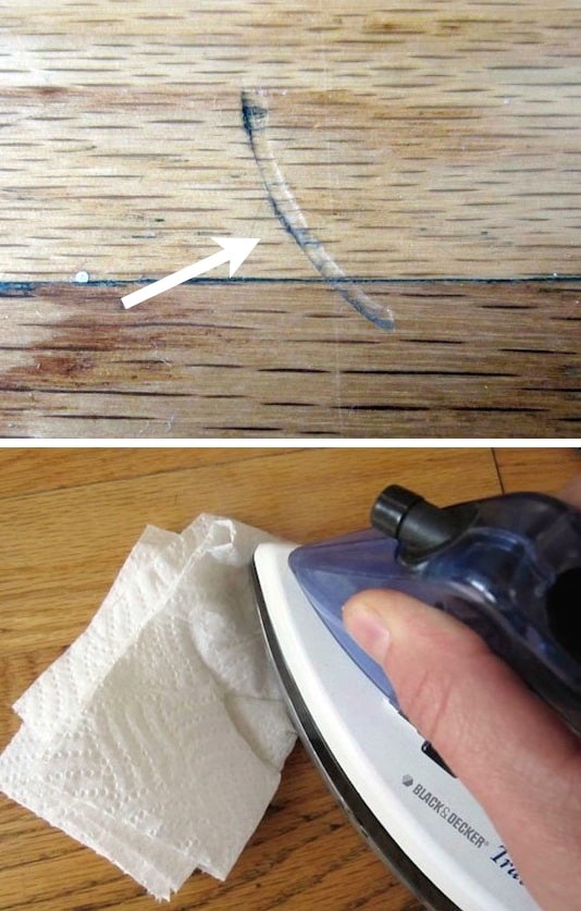 How to fix a dent in wooden floors or furniture! -- 23 Mind-Blowing Hacks You Will Want To Share On Facebook