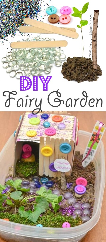 DIY Fairy Garden. CUTE!! -- 29 of the MOST creative crafts and activities for kids!