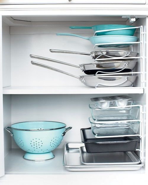 50 Brilliant Easy Storage Ideas Lots Of Tips And Tricks 50 Genius Storage Ideas Turn A Bakeware Rack Sideways And Use It To Pans