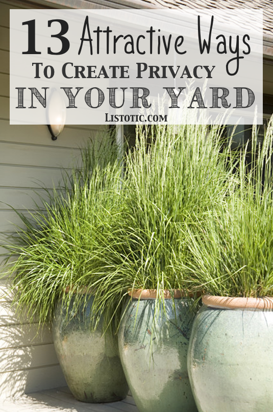 13 Attractive Ways To Add Privacy Your Yard Deck With Pictures How To Easily Add Privacy A Yard Deck Or Patio Listotic