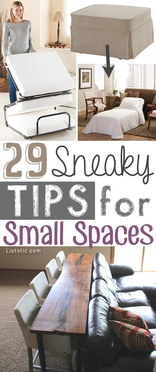 29 Sneaky DIY Small Space Storage and Organization Ideas ...
