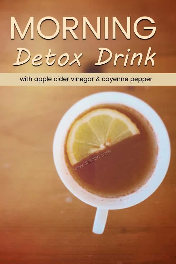 Invigorating Apple Cider Vinegar Detox Drink Recipe