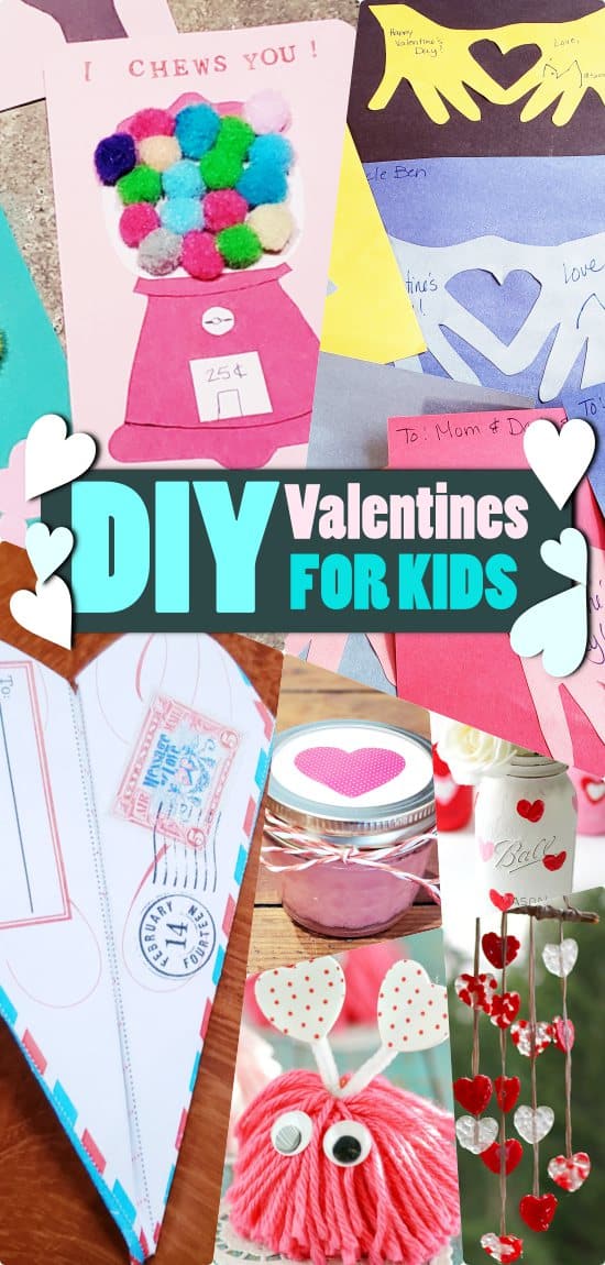 18 Diy Valentine S Day Gift Ideas Listotic Roundup Diy Valentines For Kids Creative Ideas To Make Valentine Gifts